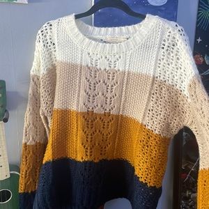Multi color sweater from Francesca‘s, size large